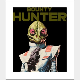 Bounty Hunter, Space Lizzard Posters and Art